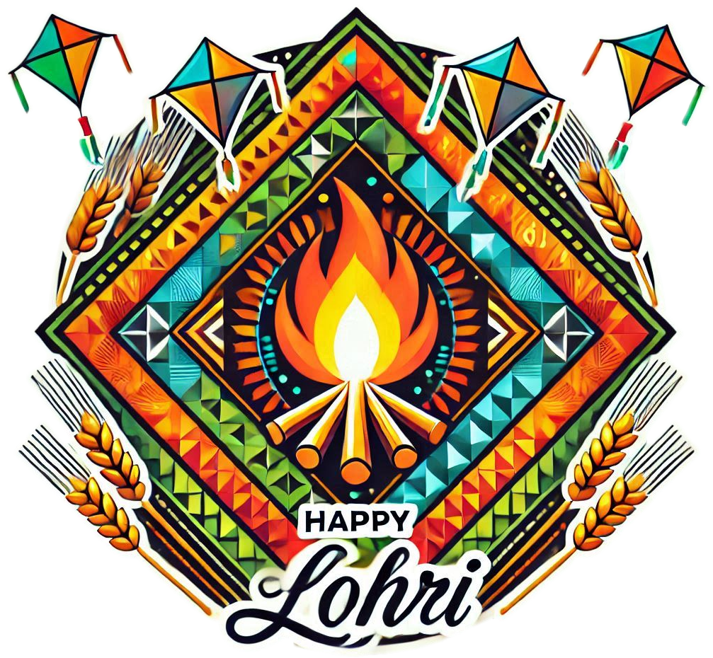 india lohri png for social media sharing