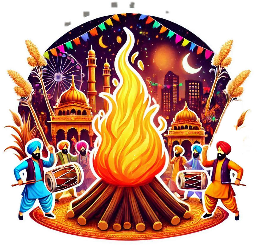 india lohri png for web projects