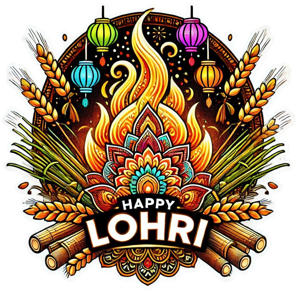 india lohri png with festive vibes