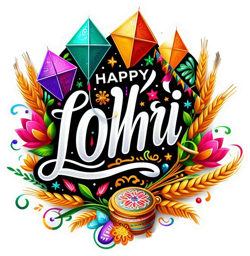 india lohri png with text and quotes