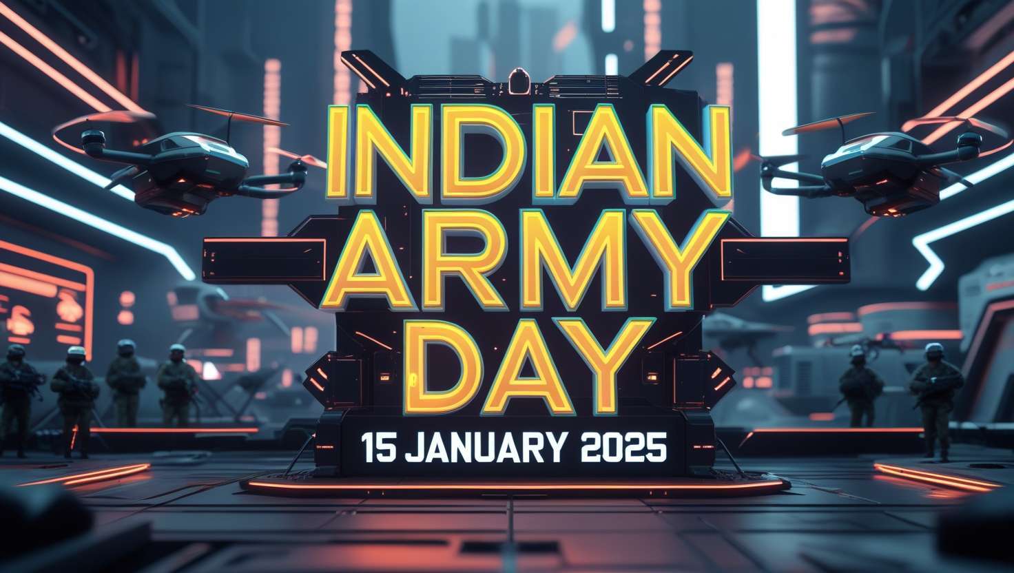 indian army day 2025 banner design templates