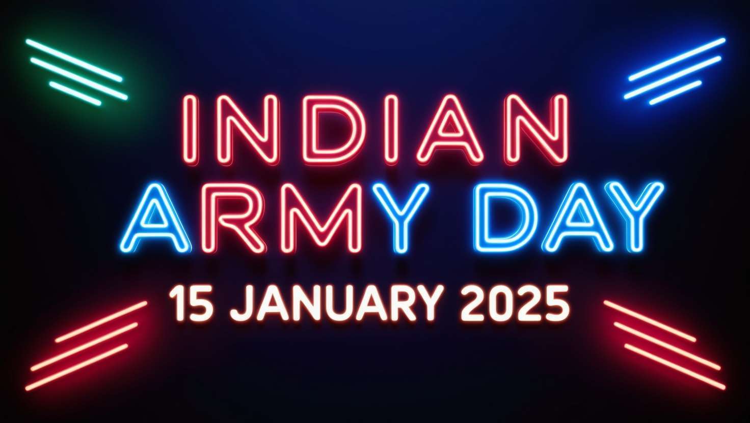 indian army day 2025 banner designs