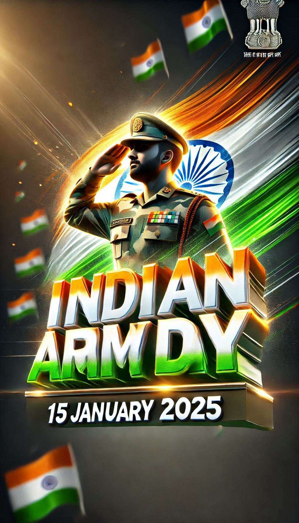 indian army day 2025 creative graphic images