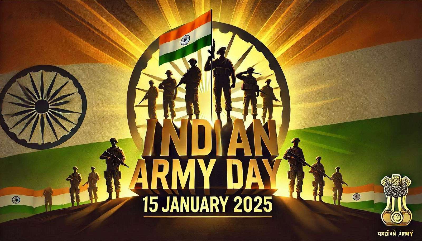 indian army day 2025 salute photo for patriotic greeting cards