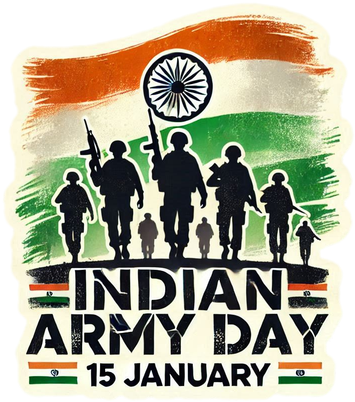 indian army day png 2025 for event invitations