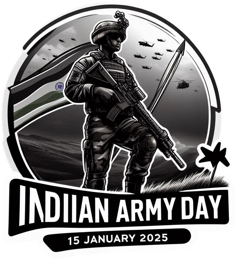 indian army day png for graphic designs 2025