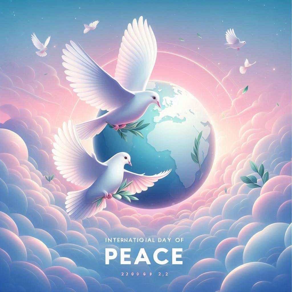 Download Free international day of peace wishes 2024 for websites, slideshows, and designs | royalty-free and unlimited use.