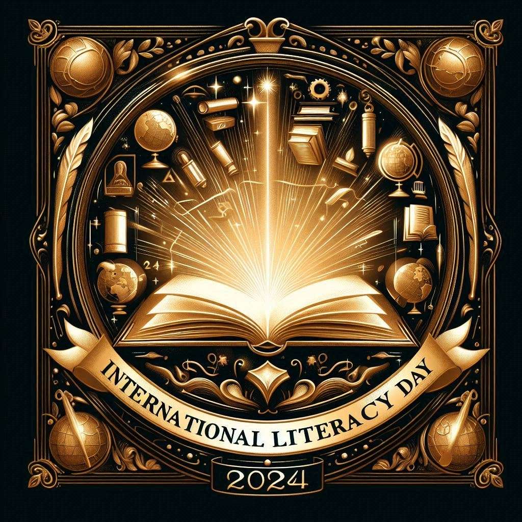 international literacy day 2024 artistic images for newsletters