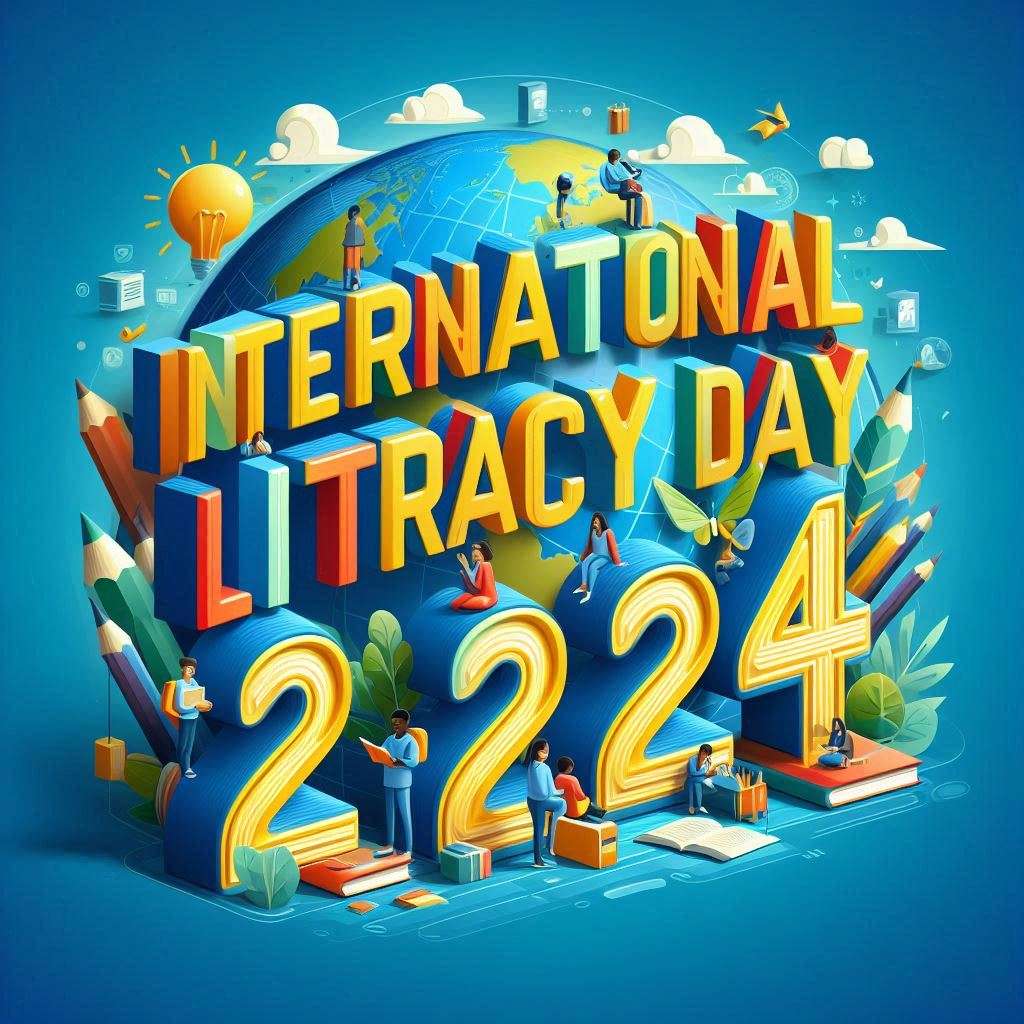 Download Free international literacy day 2024 high-definition images for virtual backgrounds for websites, slideshows, and designs | royalty-free and unlimited use.