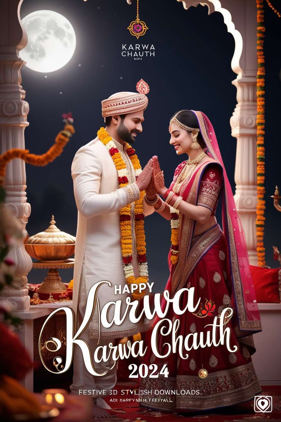 Download Free karwa chauth 2024 special moments images for websites, slideshows, and designs | royalty-free and unlimited use.