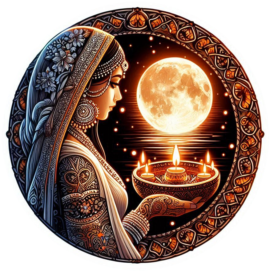 karwa chauth festival clipart png