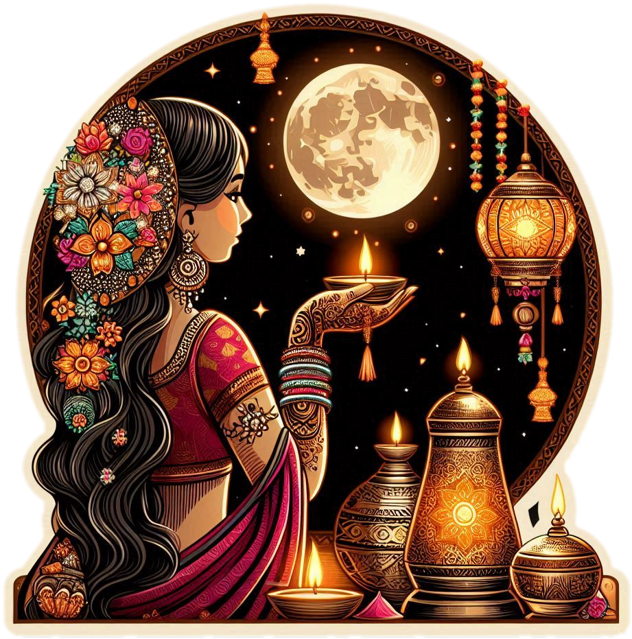 karwa chauth transparent background png