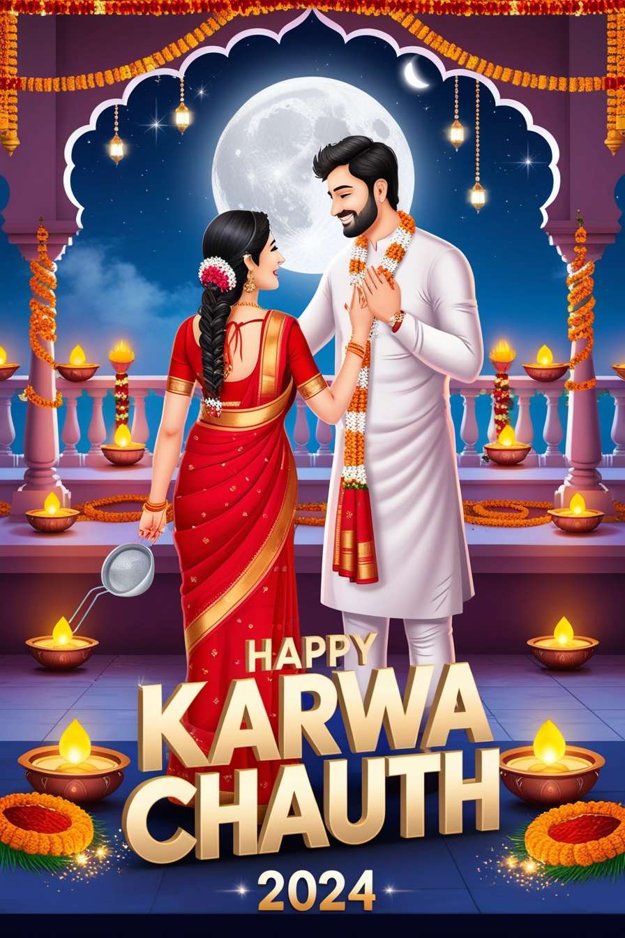 karwa chauth vrat katha images in hindi