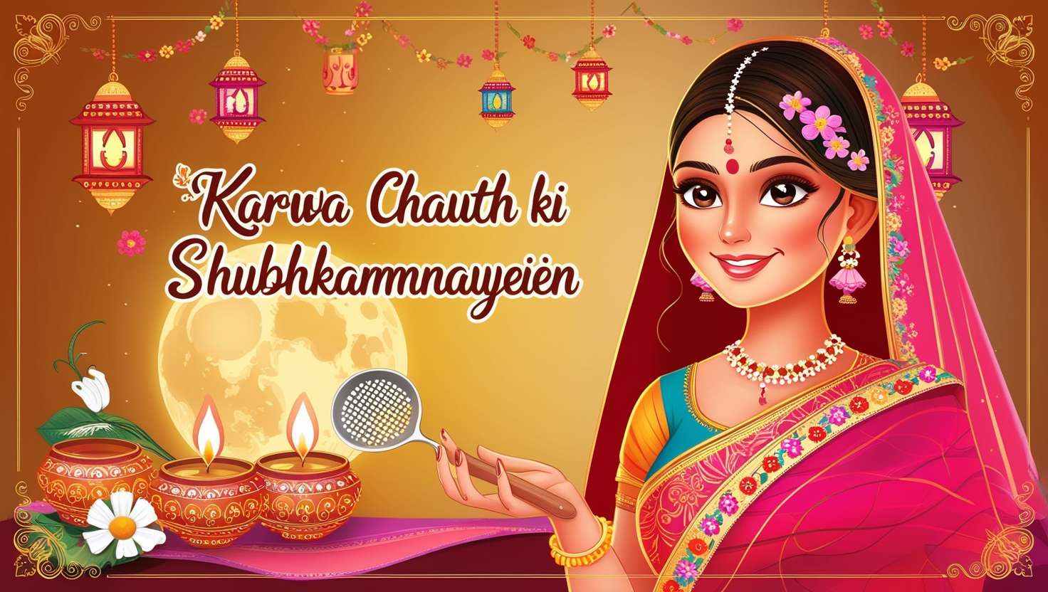 karwa chauth wishes and greeting in hindi