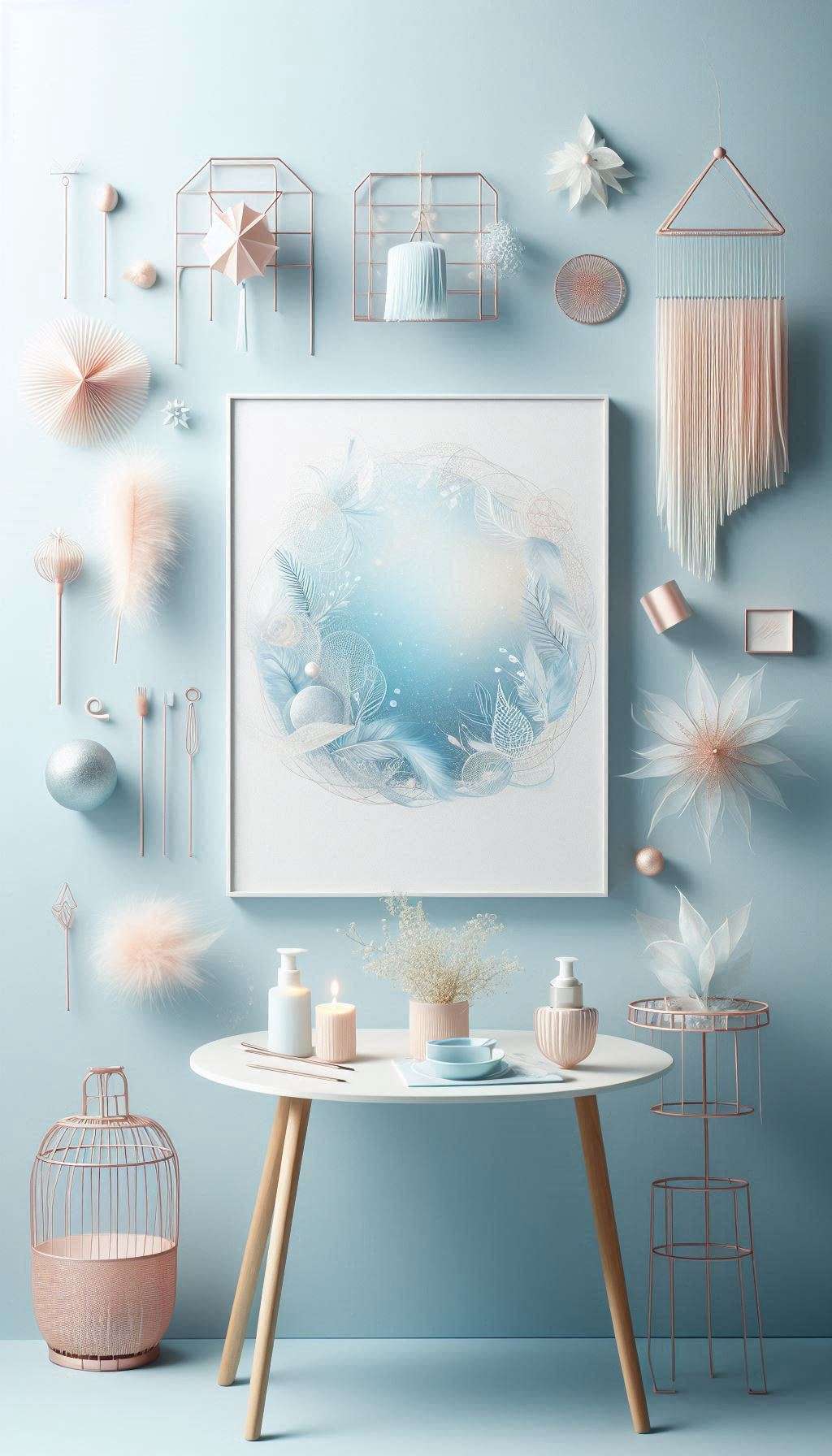 light blue background aesthetic wallpaper