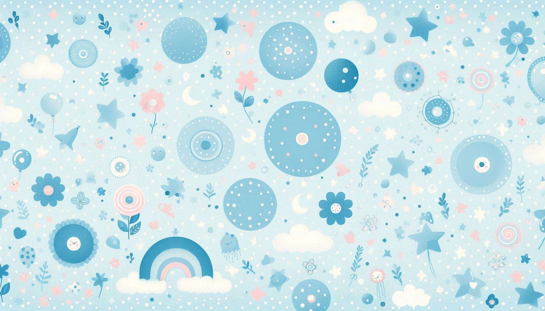 light blue polka dot background for playful designs