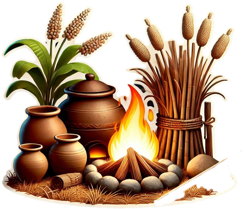 lohri bonfire png for festival posters