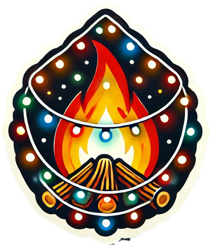 lohri bonfire png for festive graphic projects