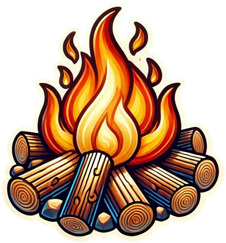 lohri bonfire png with punjabi decorations