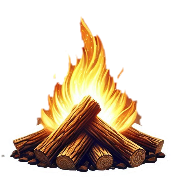 lohri fire png with festive backgrounds