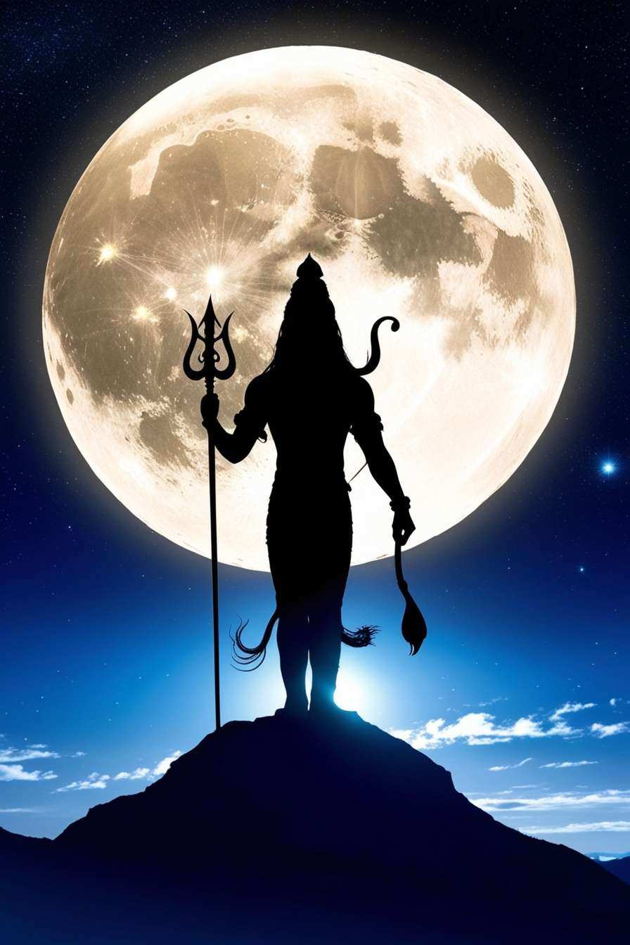 maha shivaratri full moon night hd pictures