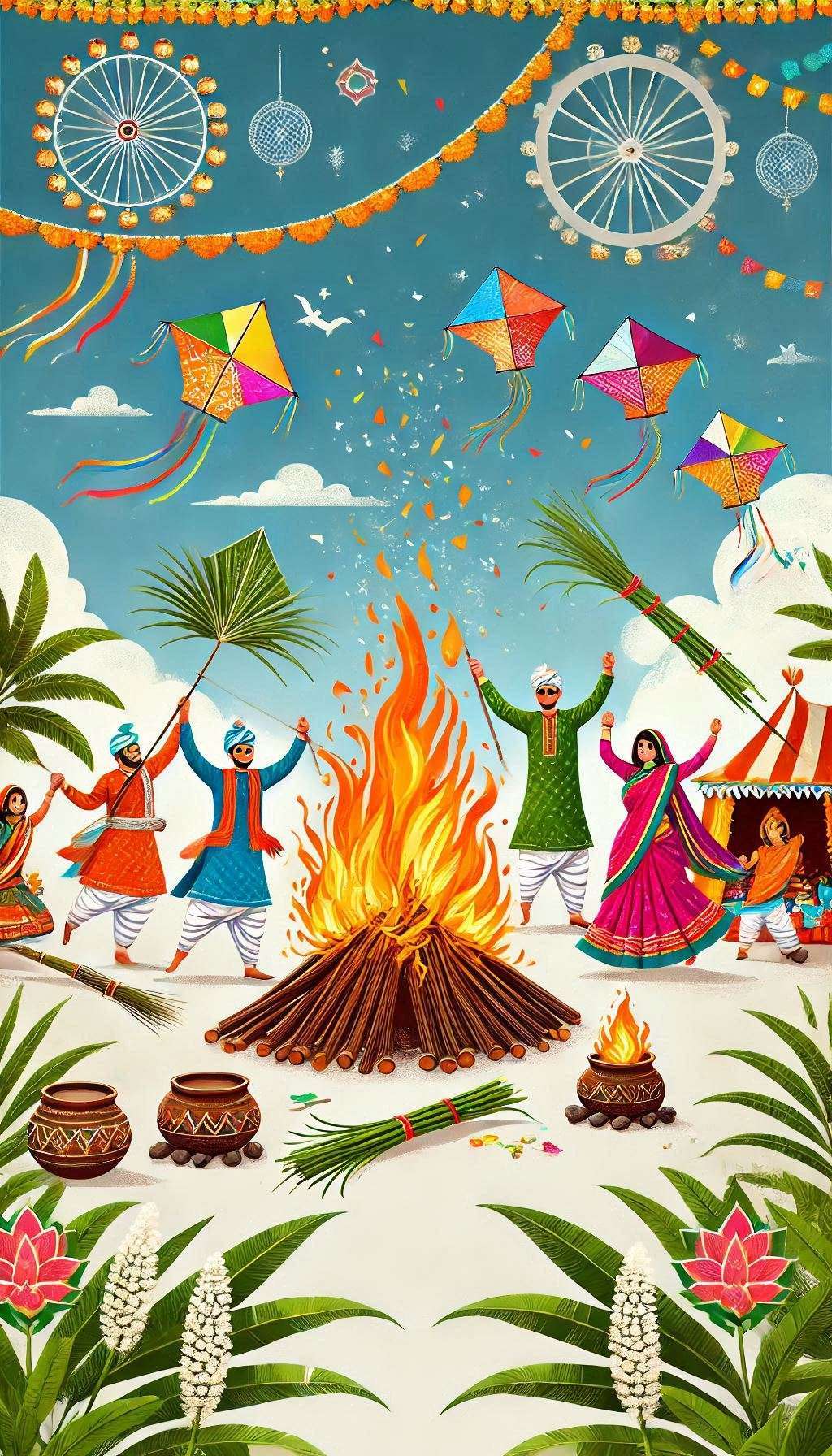 makar sankranti wallpapers for greeting card designs