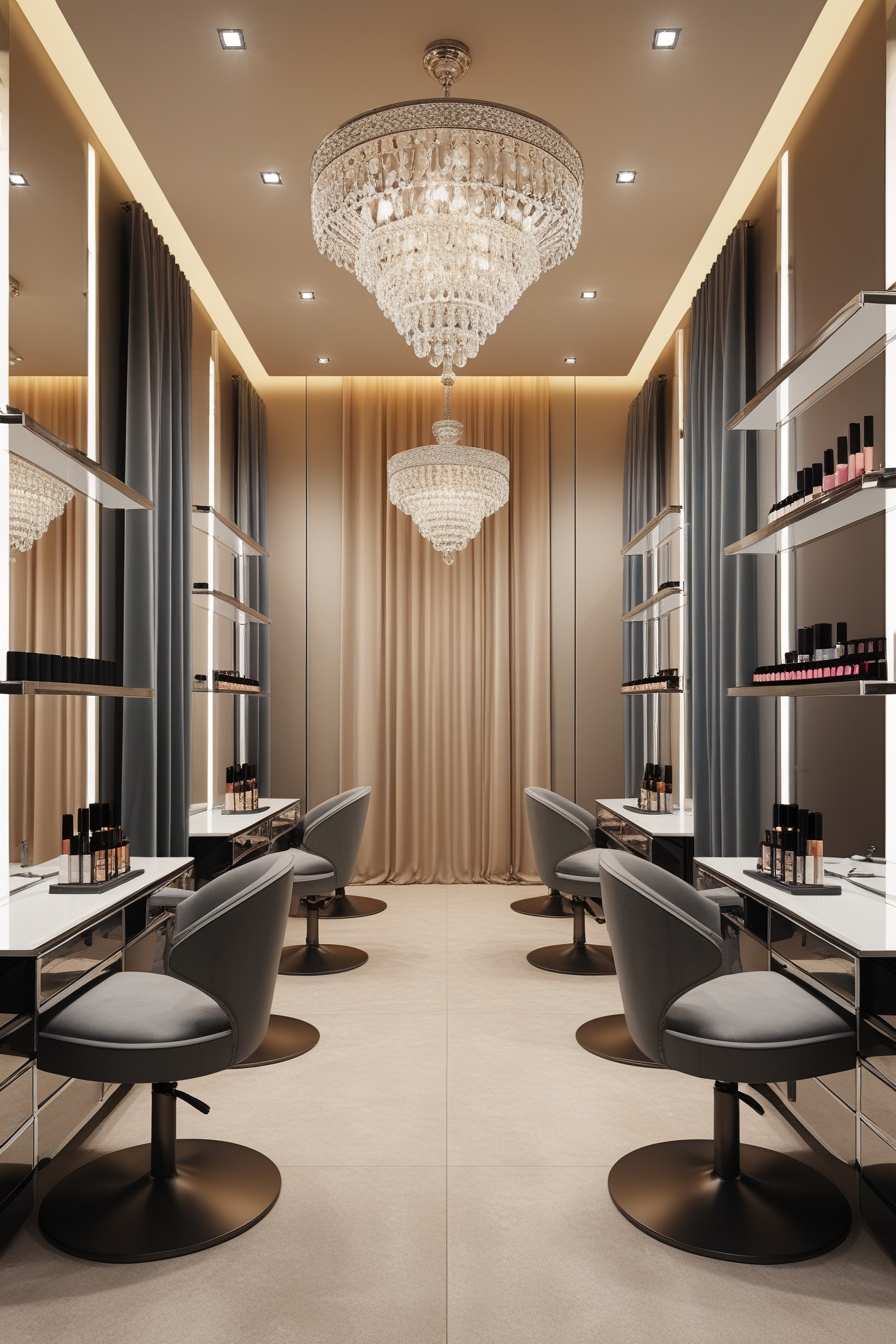 makeup studio background for models