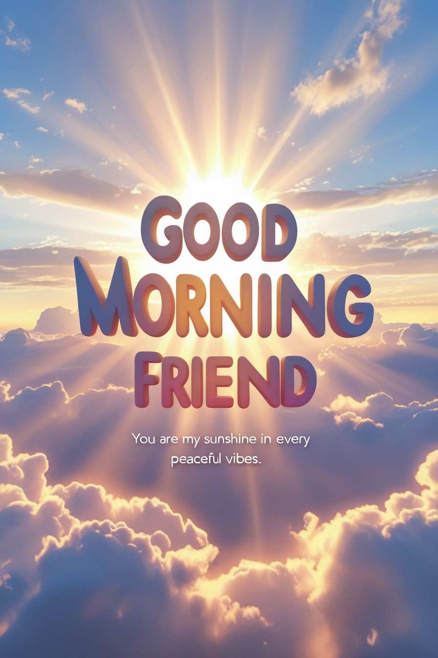meaningful good morning text for friend