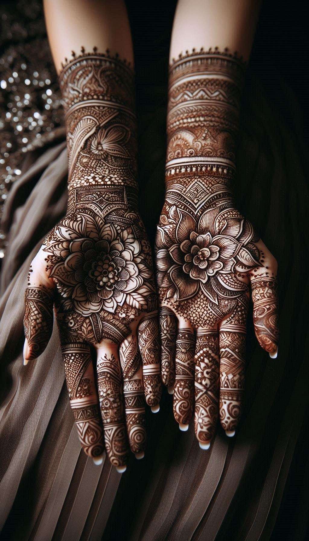 mehndi design for festivals like diwali and eid