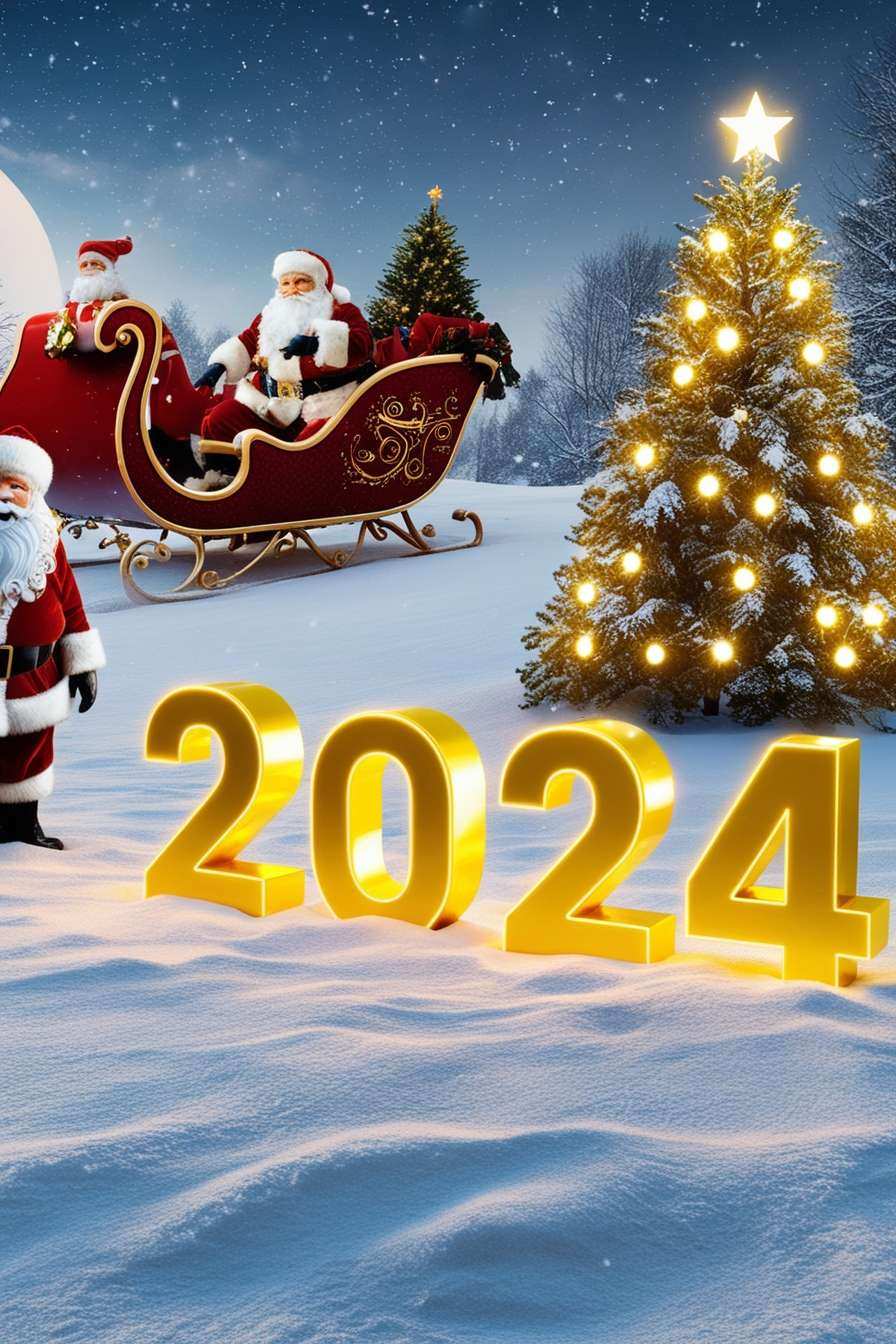 merry christmas 2024 images for banners and posters