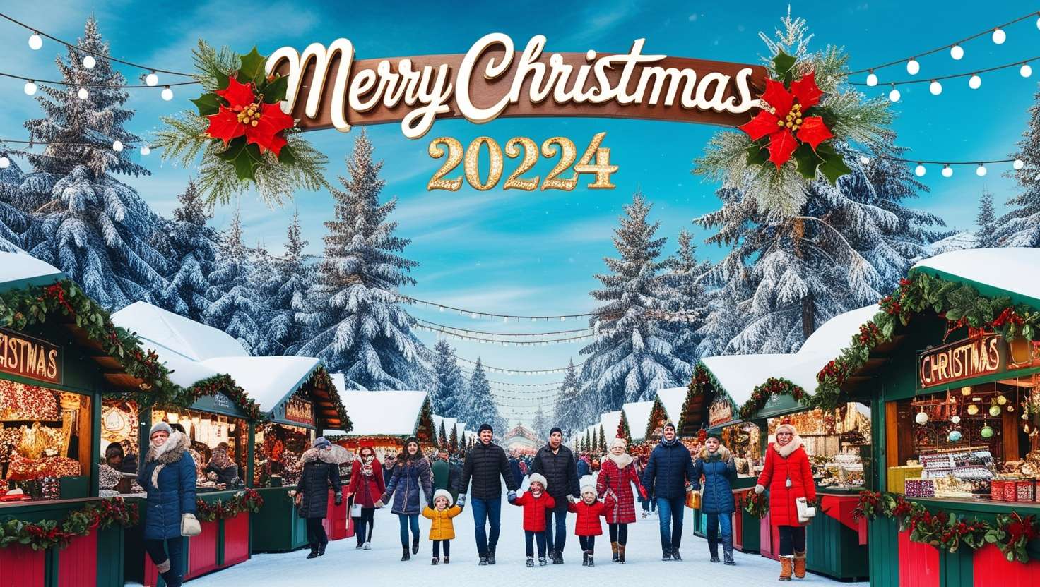 merry christmas 2024 images with santa claus