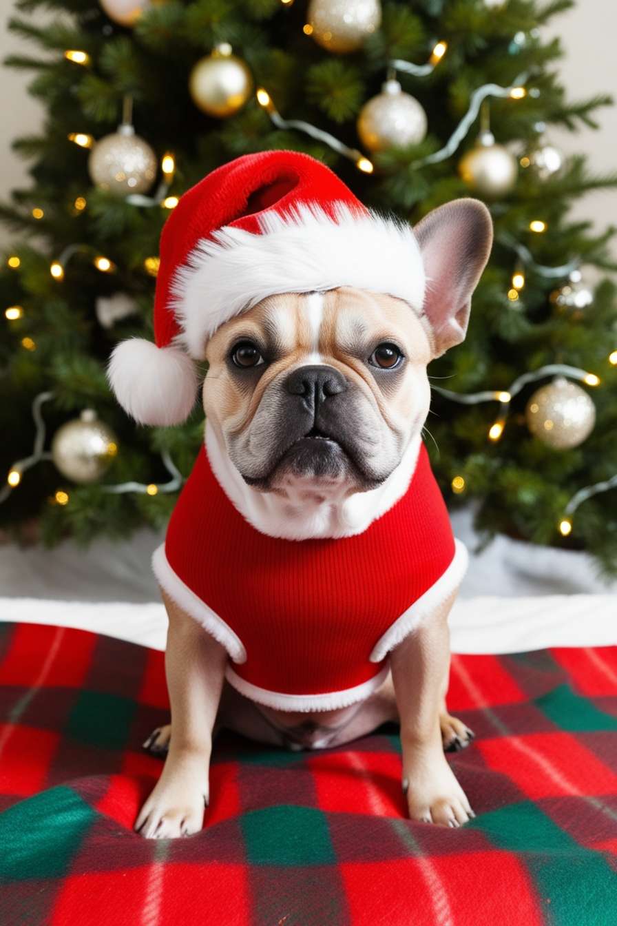 merry christmas dog image in hd