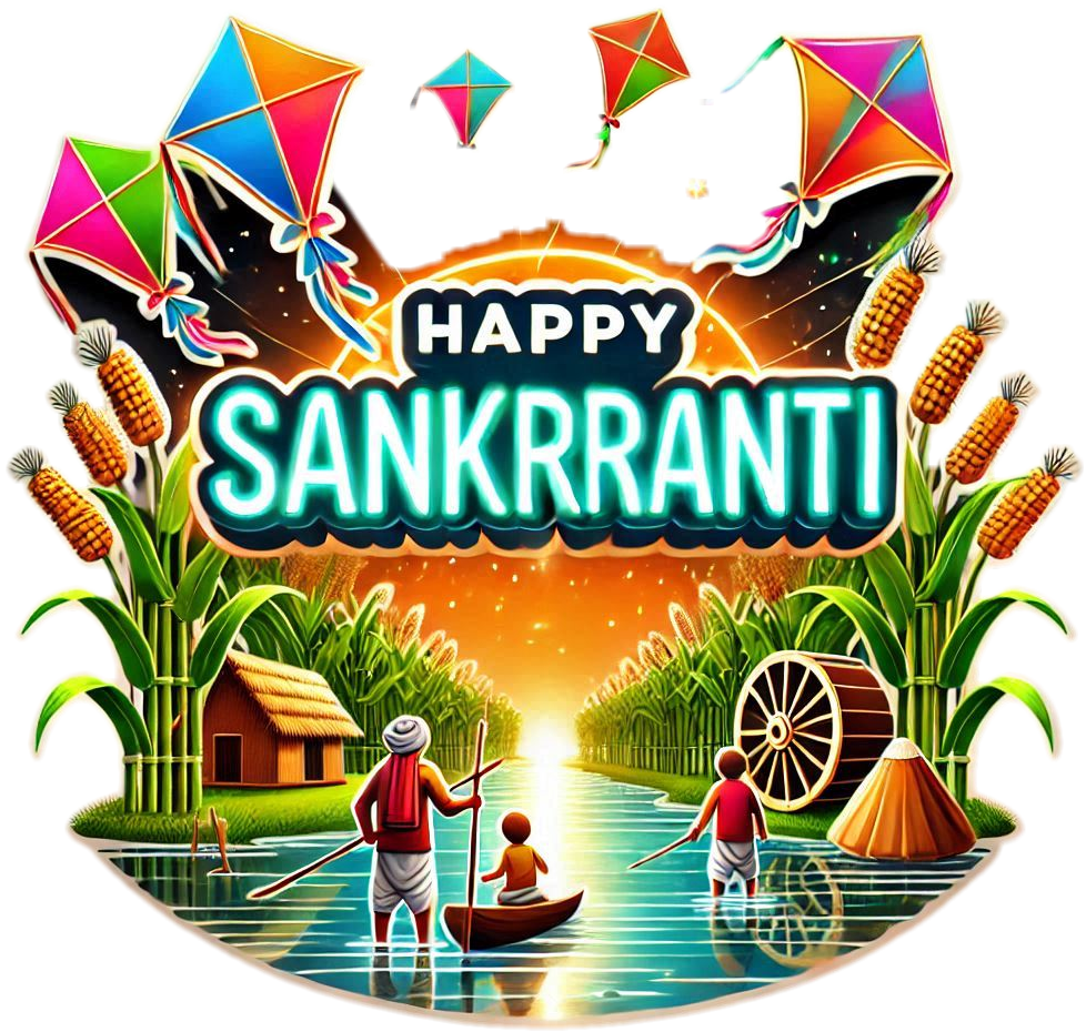 minimalist happy makar sankranti png images