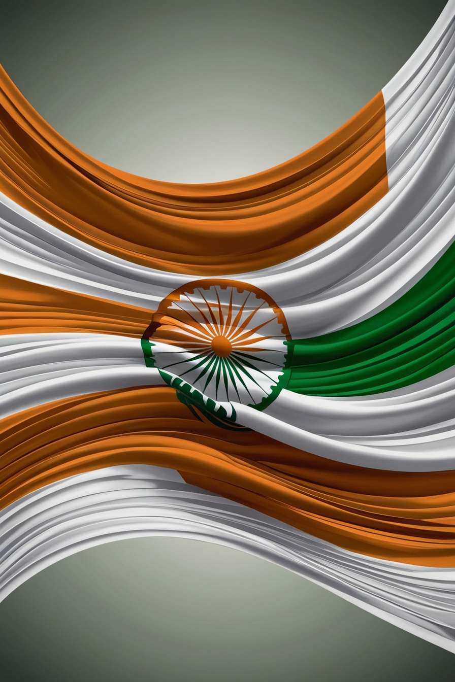 minimalist republic day flag background design