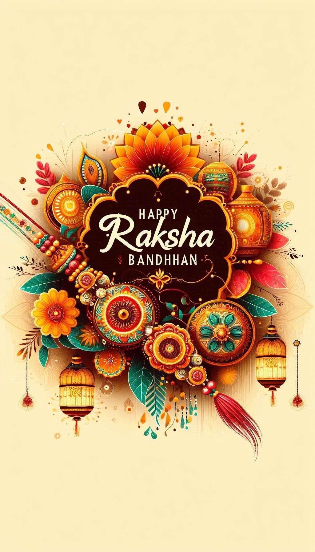 modern and stylish happy raksha bandhan images for social media