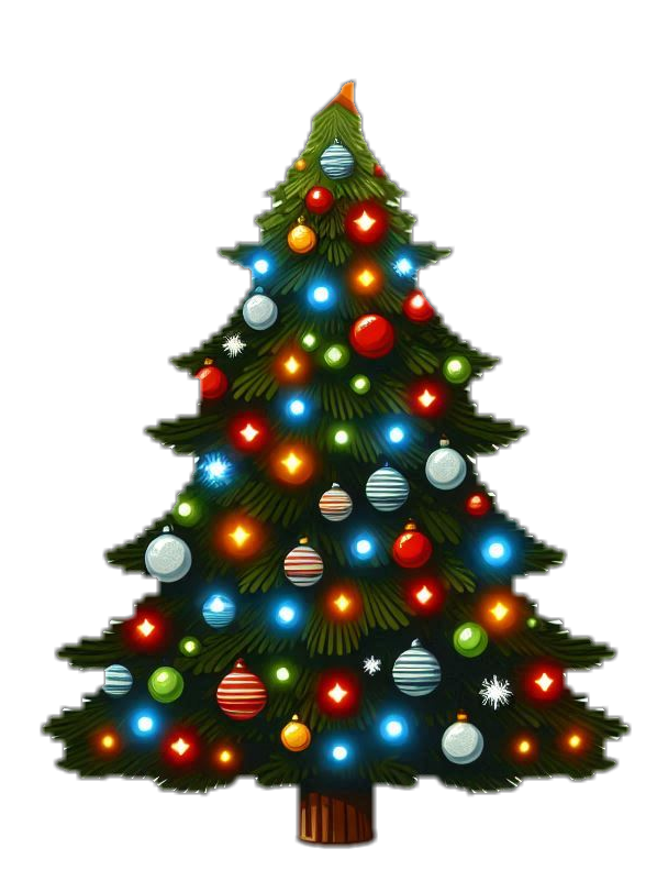 modern christmas tree png clipart