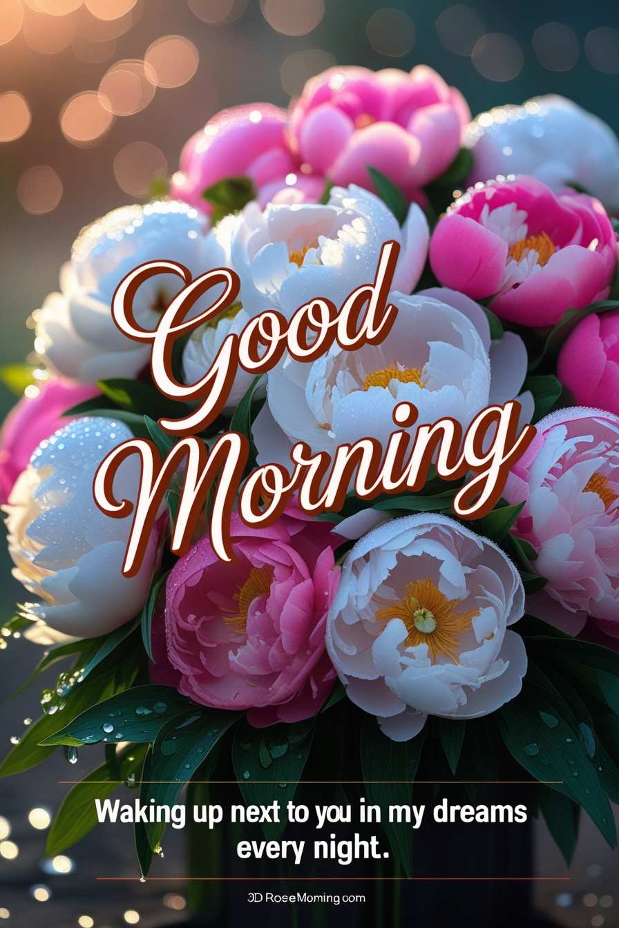 morning message with kiss emoji for lover