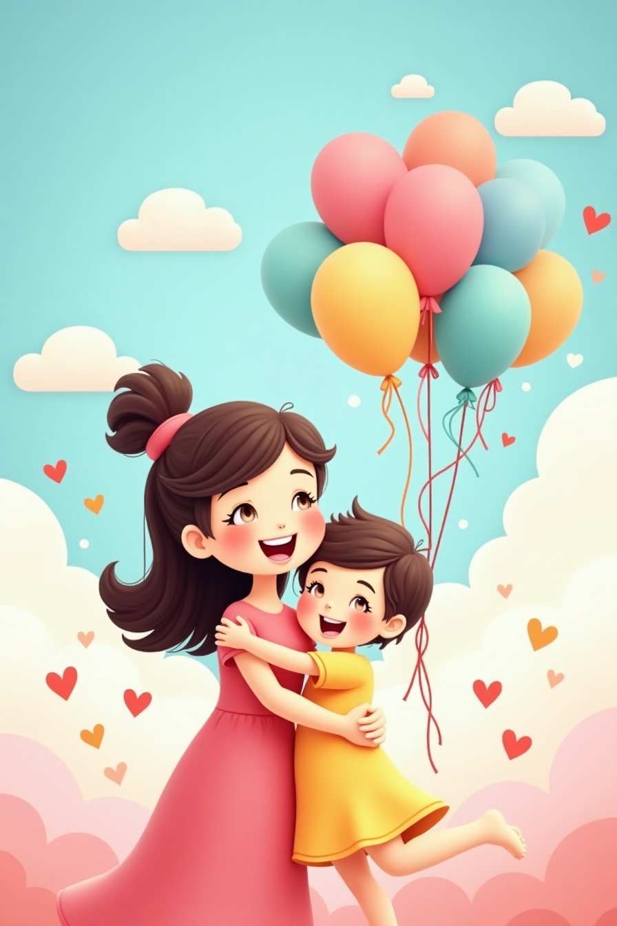 Mothers Day celebration background for poster