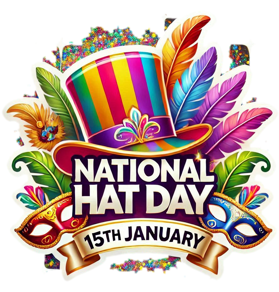 national hat day png for graphic projects