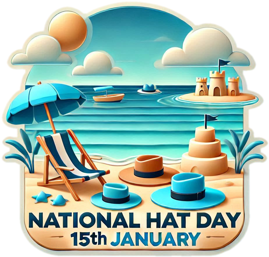 national hat day png for photo editing