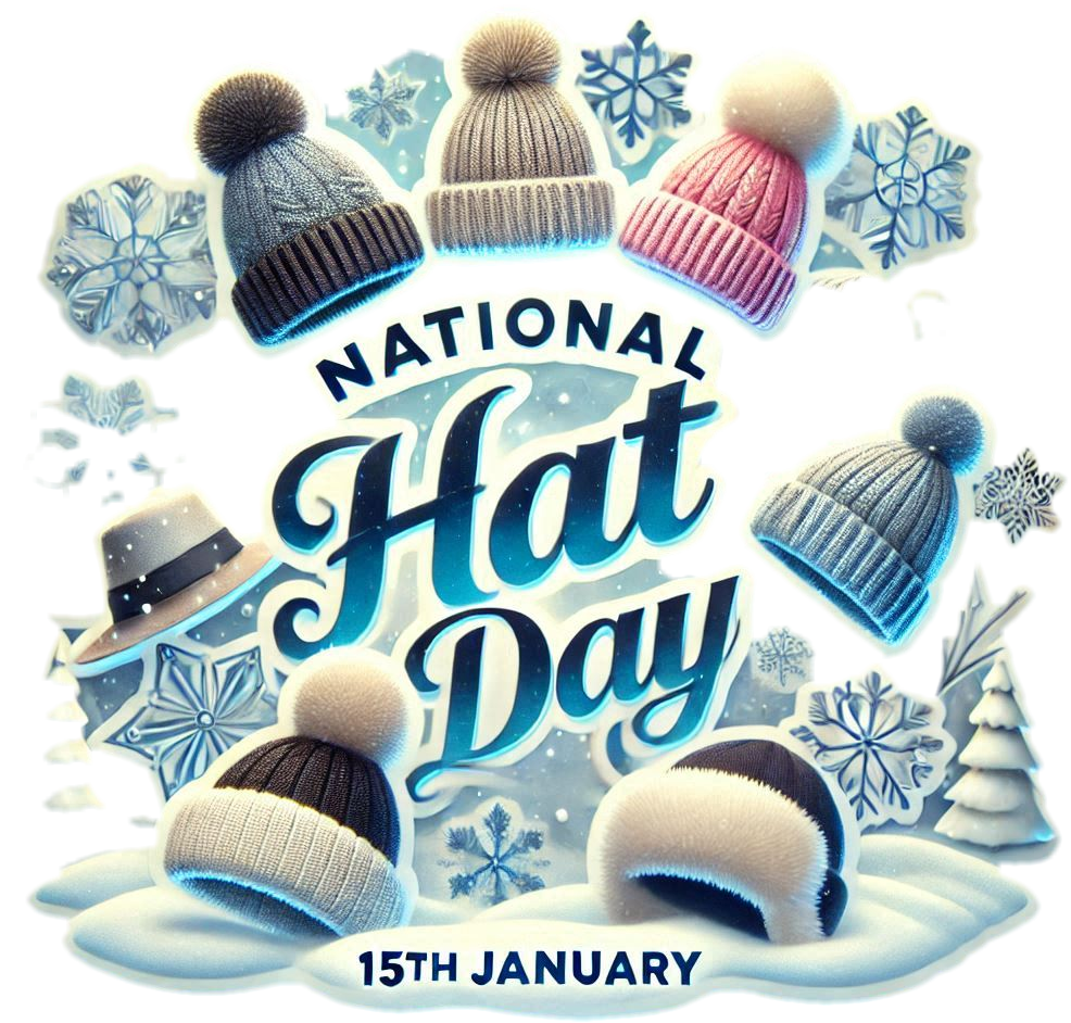 national hat day png for social media posts