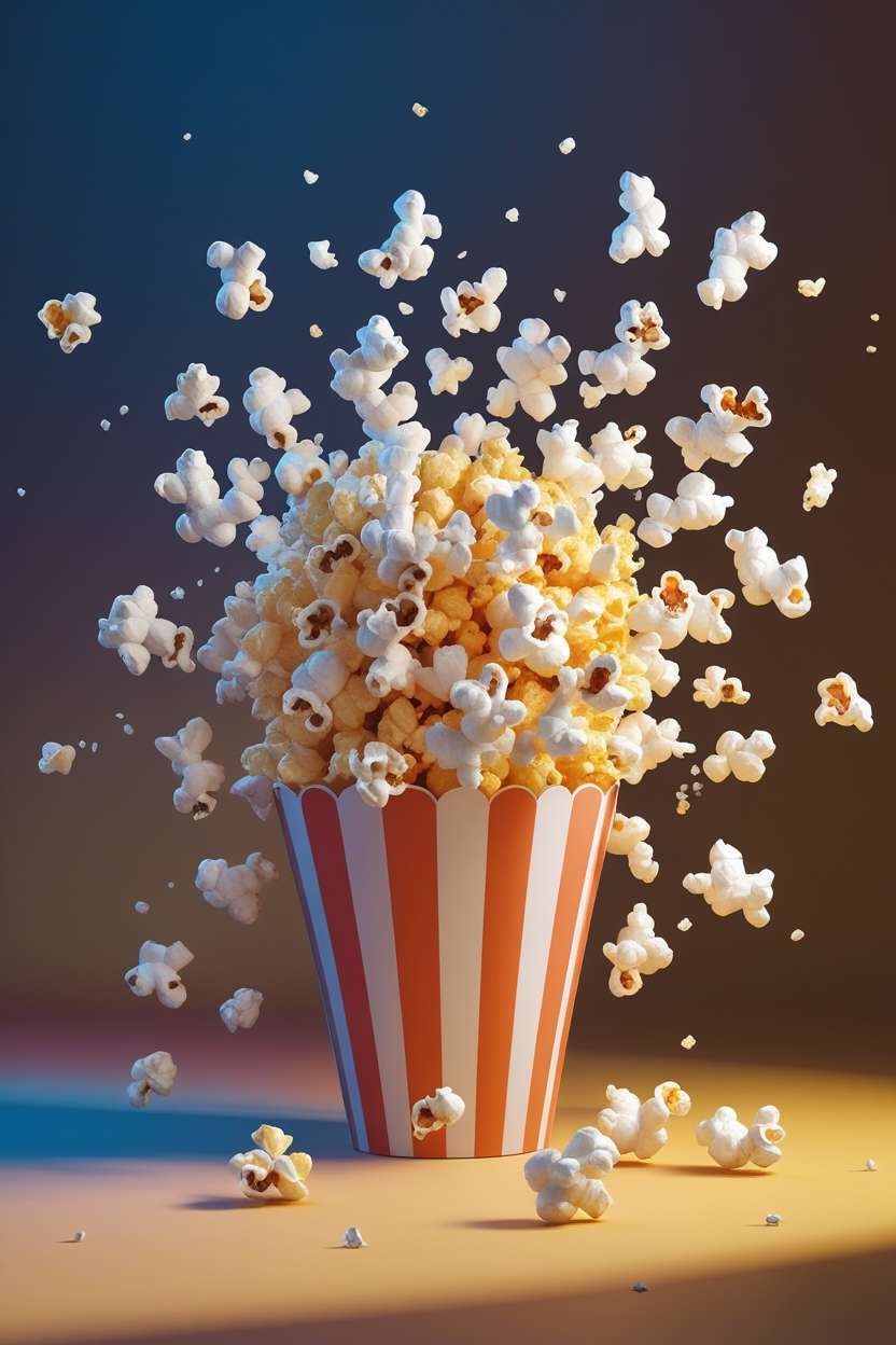 national popcorn day aesthetic wallpapers for smartphones