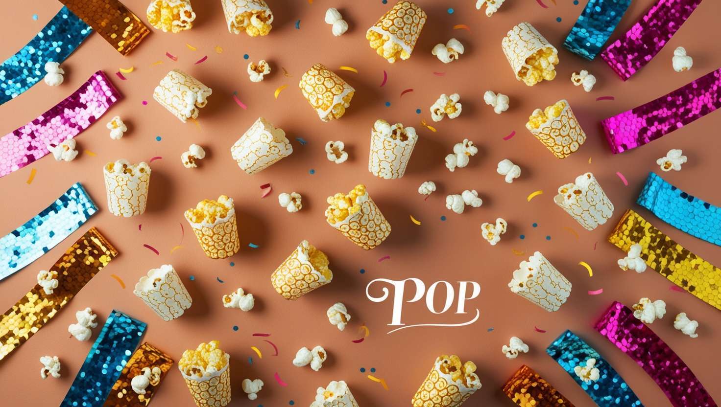 national popcorn day artistic backgrounds with small text