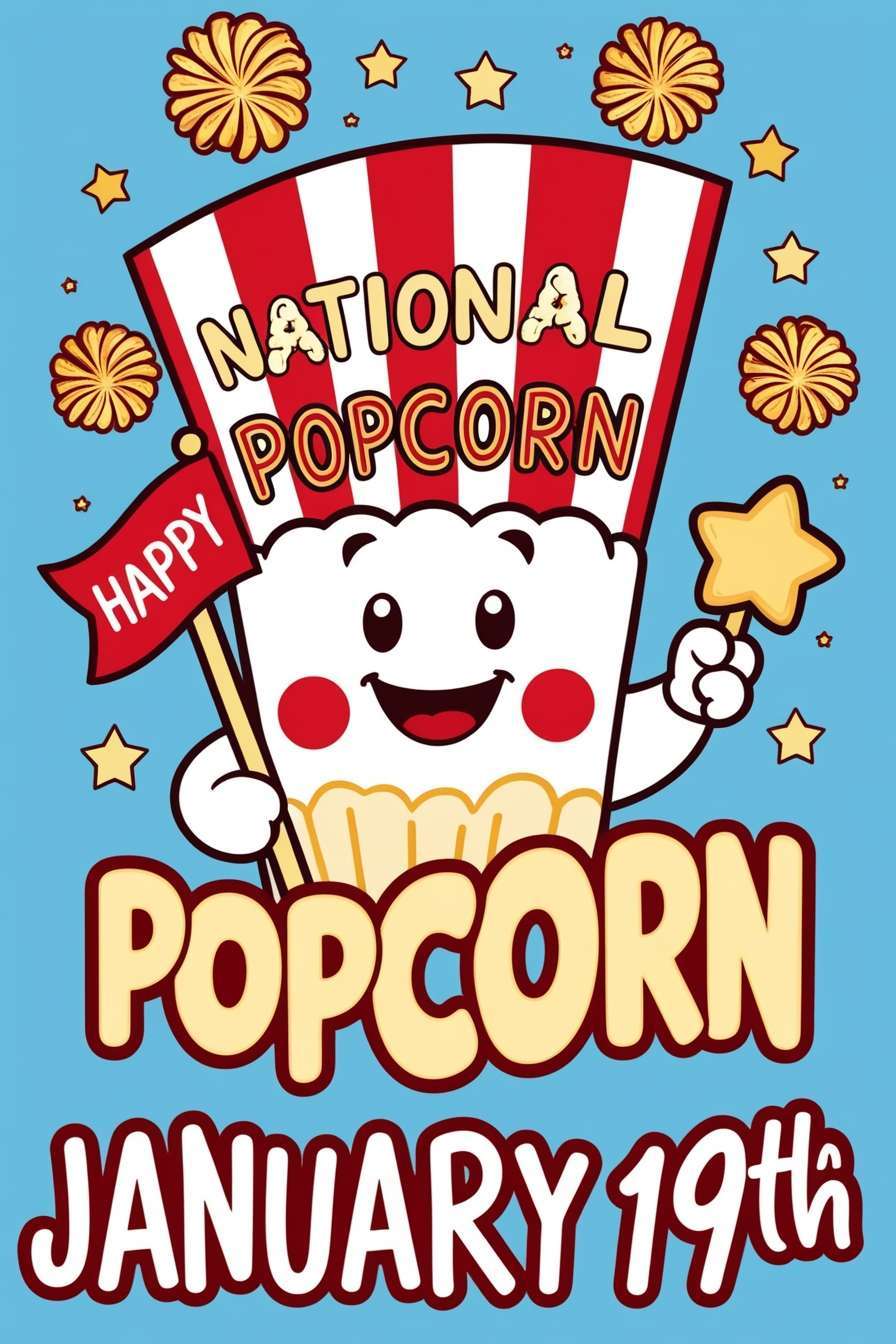 national popcorn day cartoon clipart free download