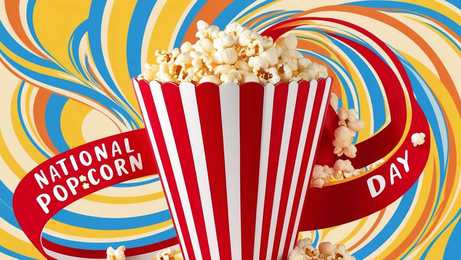 national popcorn day colorful backgrounds in hd