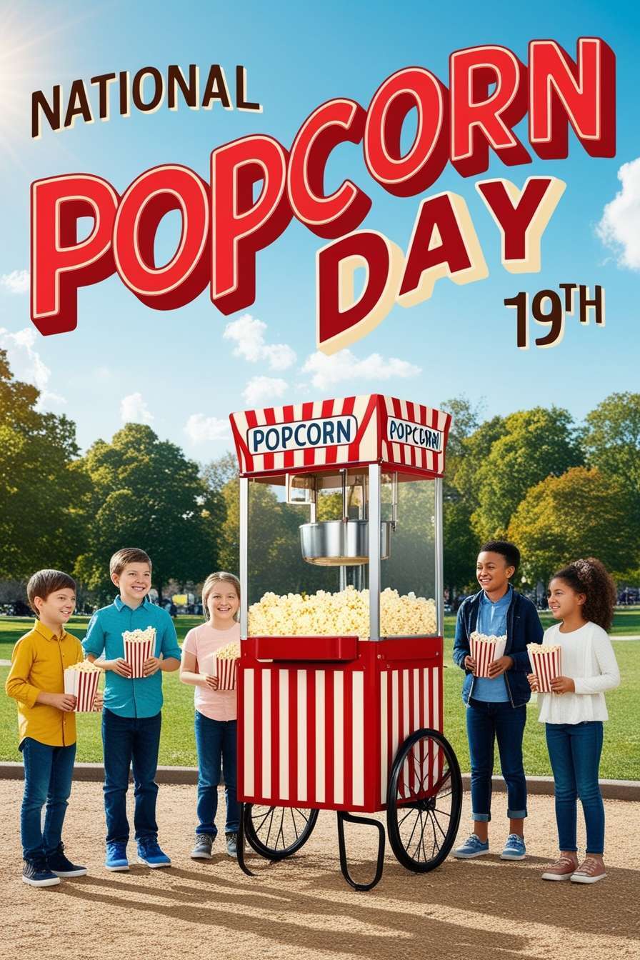 national popcorn day creative design ideas