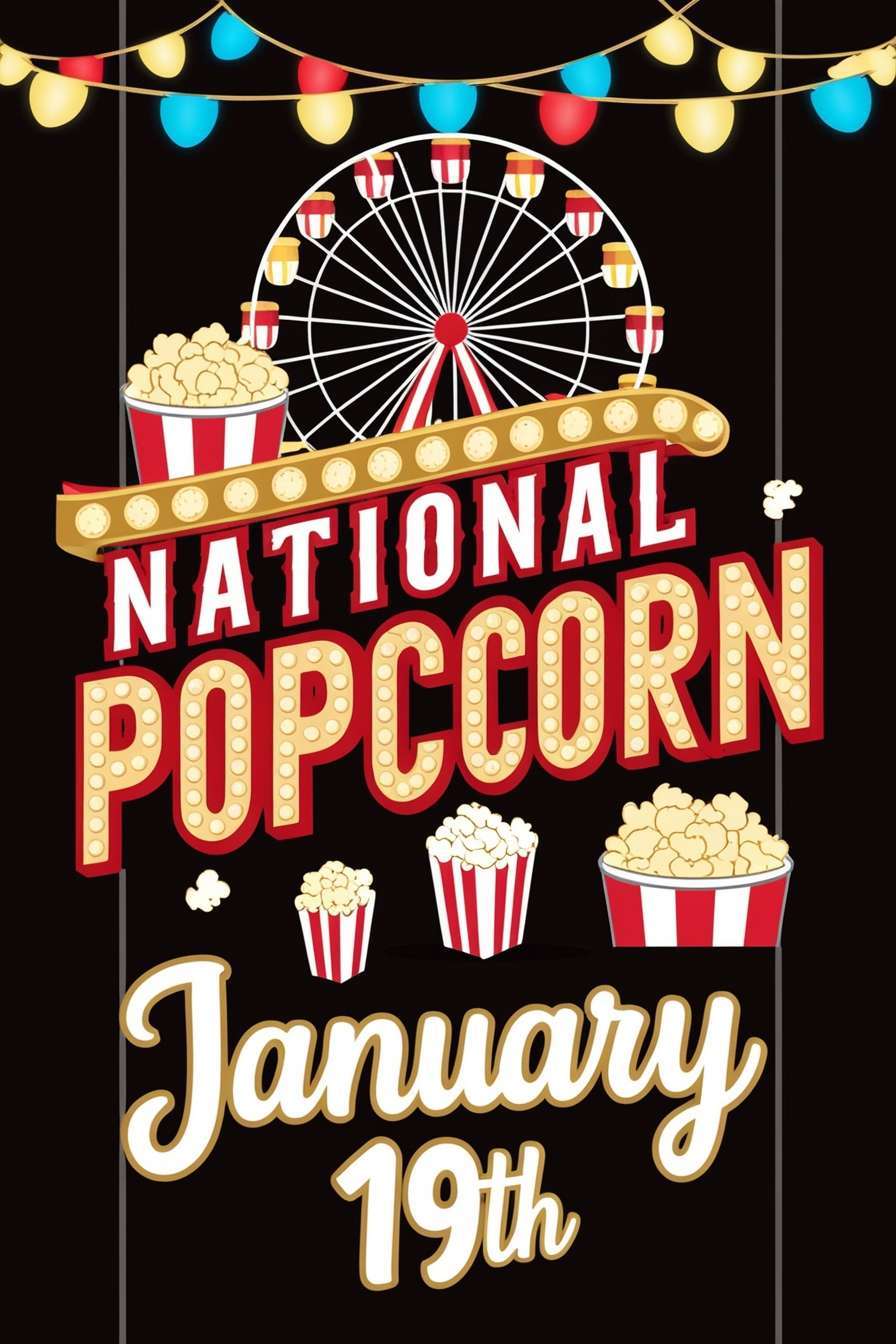 national popcorn day illustrations for projects