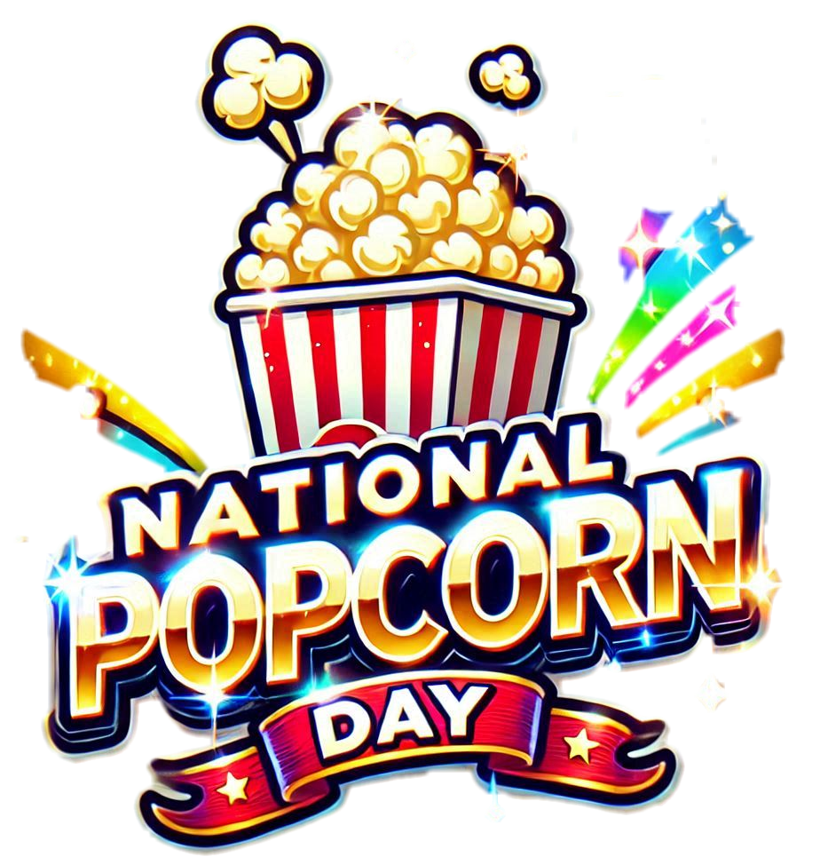 national popcorn day png for crafting projects