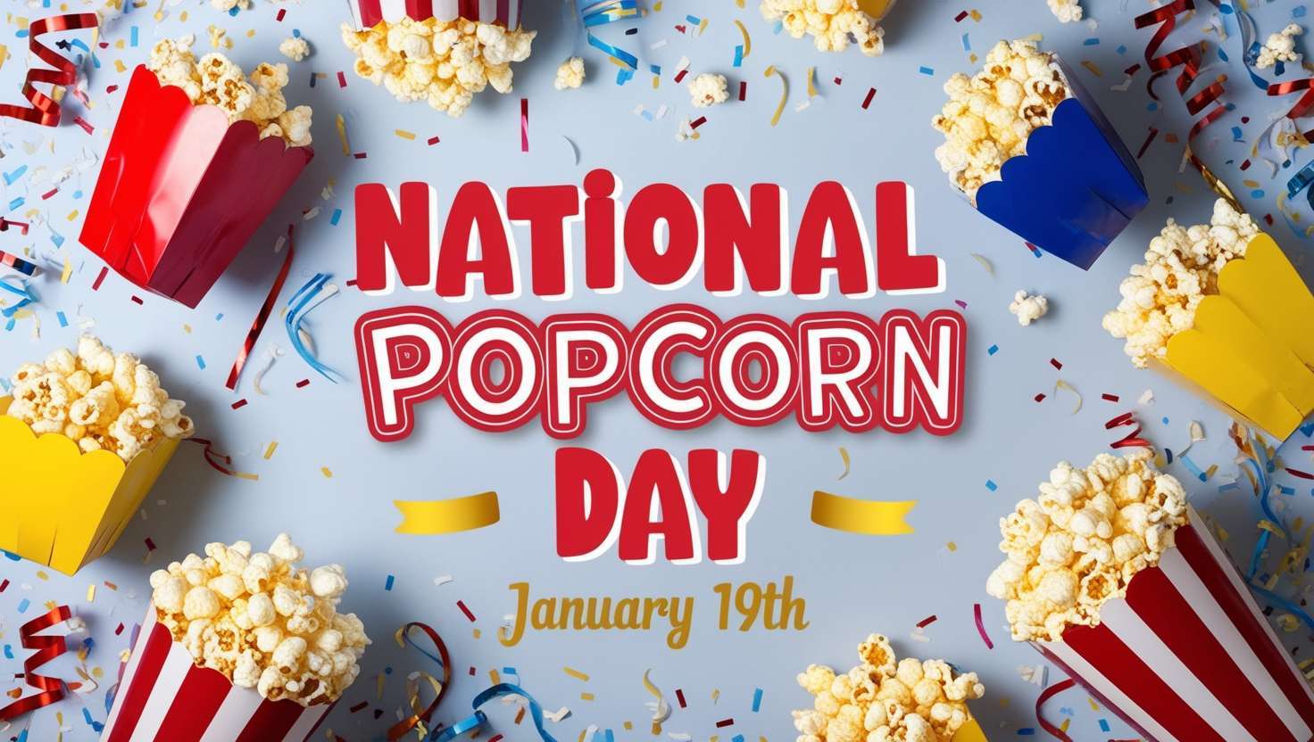 national popcorn day popcorn bowl clipart