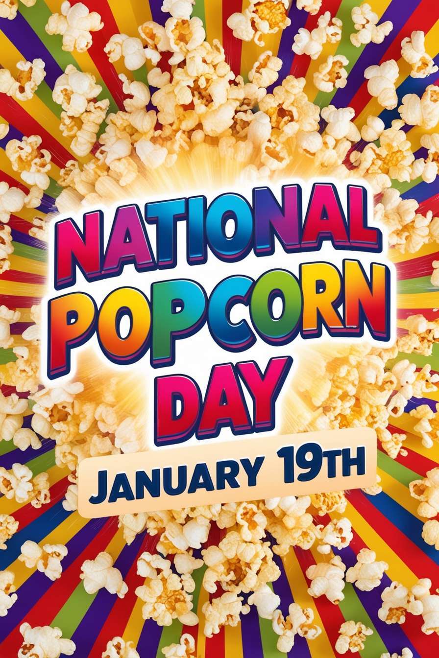 national popcorn day social media post images